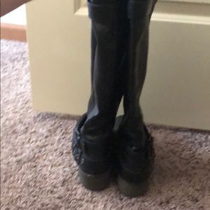 Long black boots